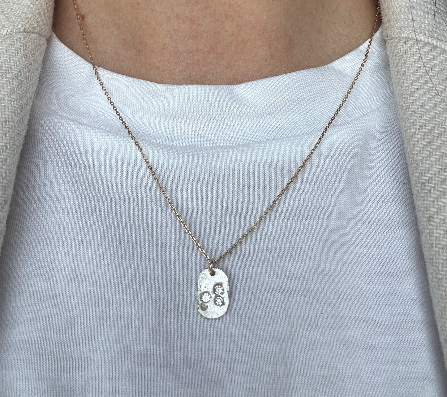Stardust Cluster | Solid 14K Gold Chain | Only One Made