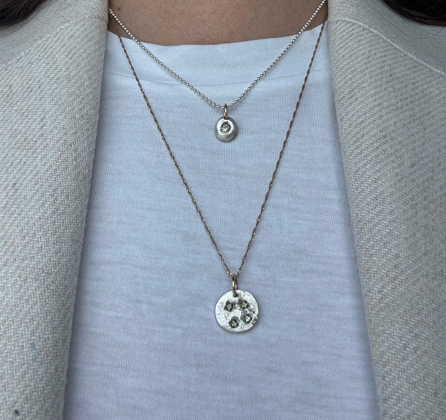 Mosslight | 14k Gold chain | Only One Made