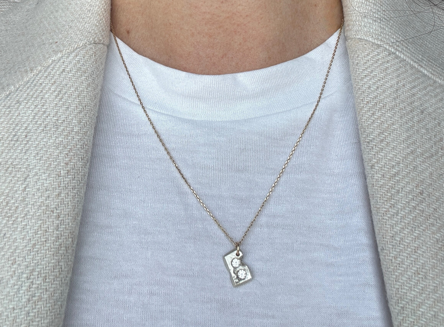 Fragmented Light | Solid 14K Gold Chain | Only One Made